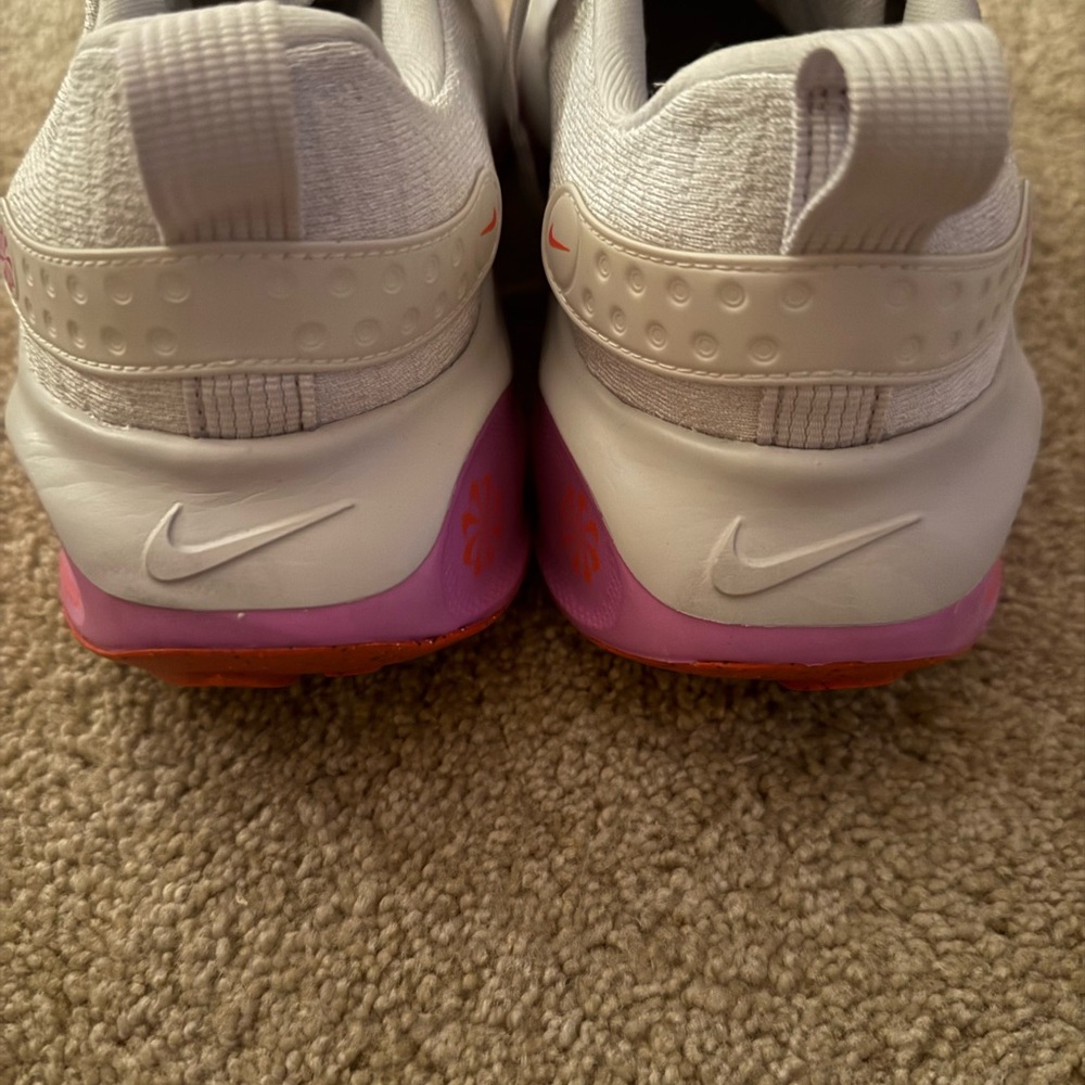 Nike ReactX Infinity Run 4 Mens Size 8.5 Vast Grey Hyper Violet DR2665 011 - Picture 5 of 6